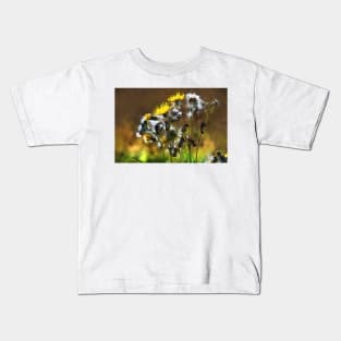 Dandelion Life Cycle with artistic filter Kids T-Shirt